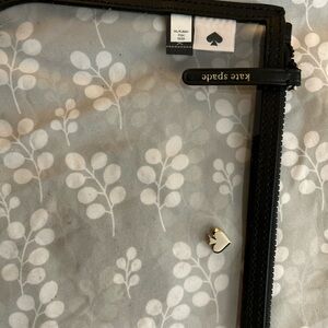 Clear Kate Spade accessories pouch